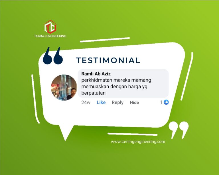 testimoni khidmat taming engineering